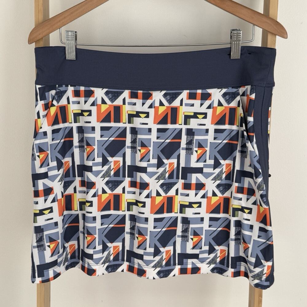 Callaway OptiDry Golf/Tennis/Pickleball Skort Navy White Pocket Size L NWOTG